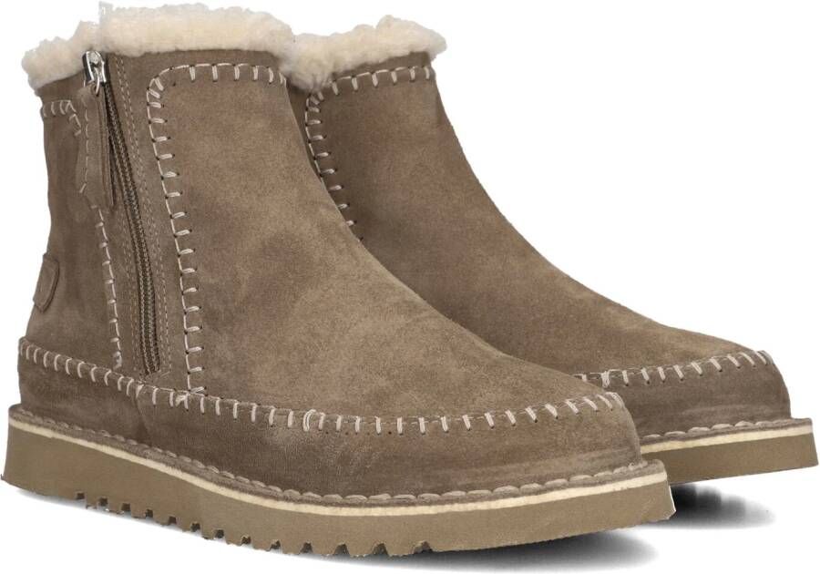 AYANA Enkelboots Dames 2431 Maat: 43 Materiaal: Suède Kleur: Taupe