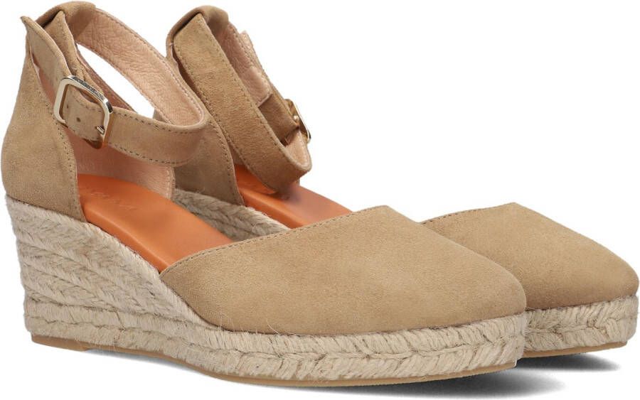 AYANA Espadrilles Dames Yu735 Maat: 38 Materiaal: Suède Kleur: Taupe