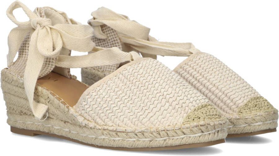AYANA Espadrilles Dames 0655-1 Maat: 39 Materiaal: Raffia Kleur: Wit
