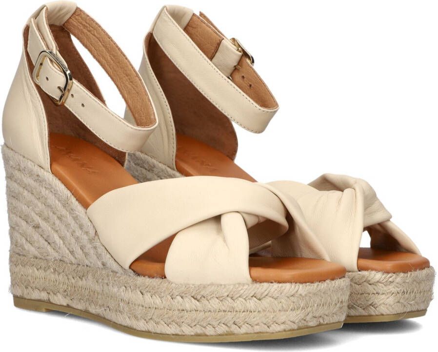 AYANA Espadrilles Dames Yu690 Maat: 41 Materiaal: Leer Kleur: Wit