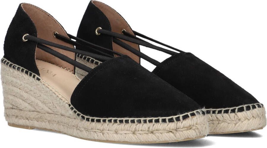 AYANA Espadrilles Dames Yu688 Maat: 40 Materiaal: Suède Kleur: Zwart