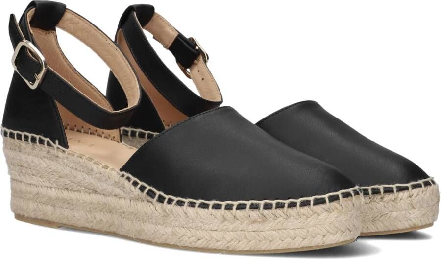 AYANA Espadrilles Dames Yu689 Maat: 37 Materiaal: Leer Kleur: Zwart