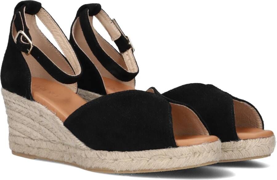 AYANA Yu6891 Espadrilles Zomer Schoenen Dames Zwart