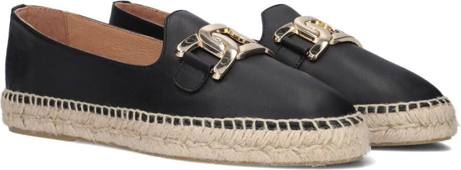 AYANA Espadrilles Dames Yu695 Maat: 37 Materiaal: Leer Kleur: Zwart