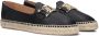 AYANA Espadrilles Dames Yu695 Maat: 37 Materiaal: Leer Kleur: Zwart - Thumbnail 1