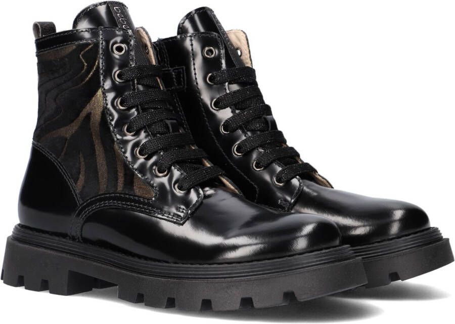 Beberlis 22826 Veterboots Laarzen Met Veters Meisjes Zwart