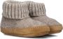 Bergstein Cozy Lux Pantoffels Sloffen Kids Beige - Thumbnail 1