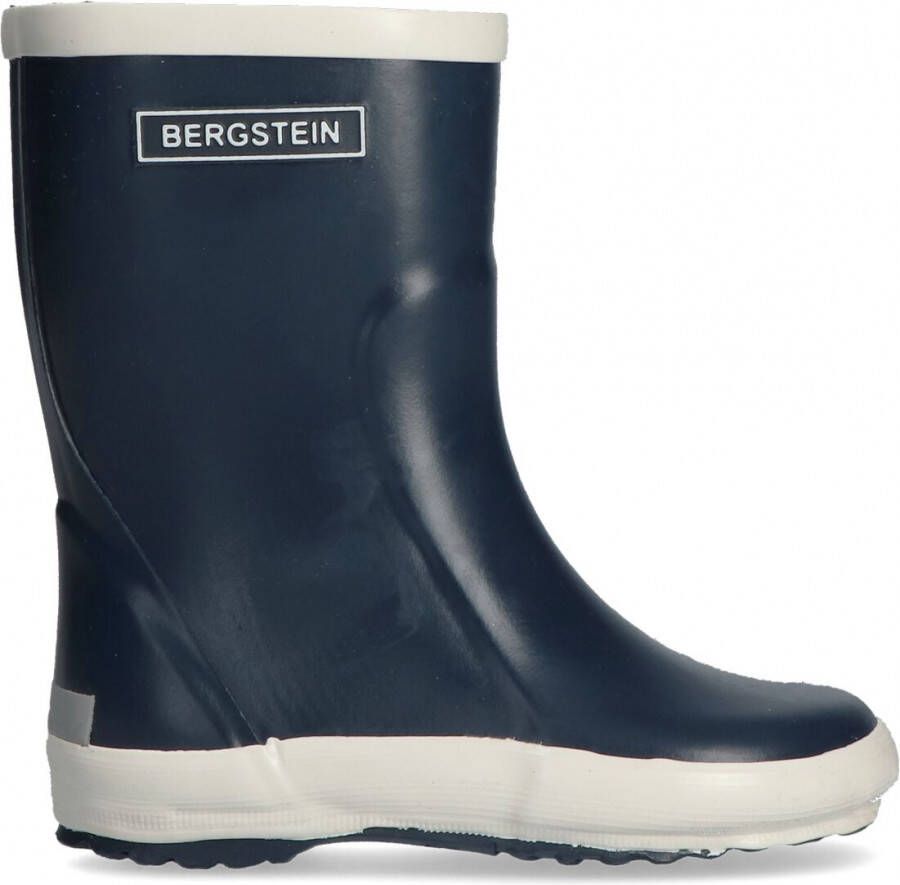 Bergstein regenlaarzen donkerblauw wit Rubber Effen 27