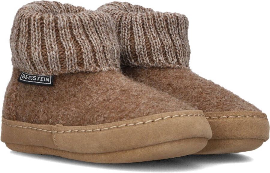 Bergstein Cozy Lux Pantoffels Sloffen Kids Bruin