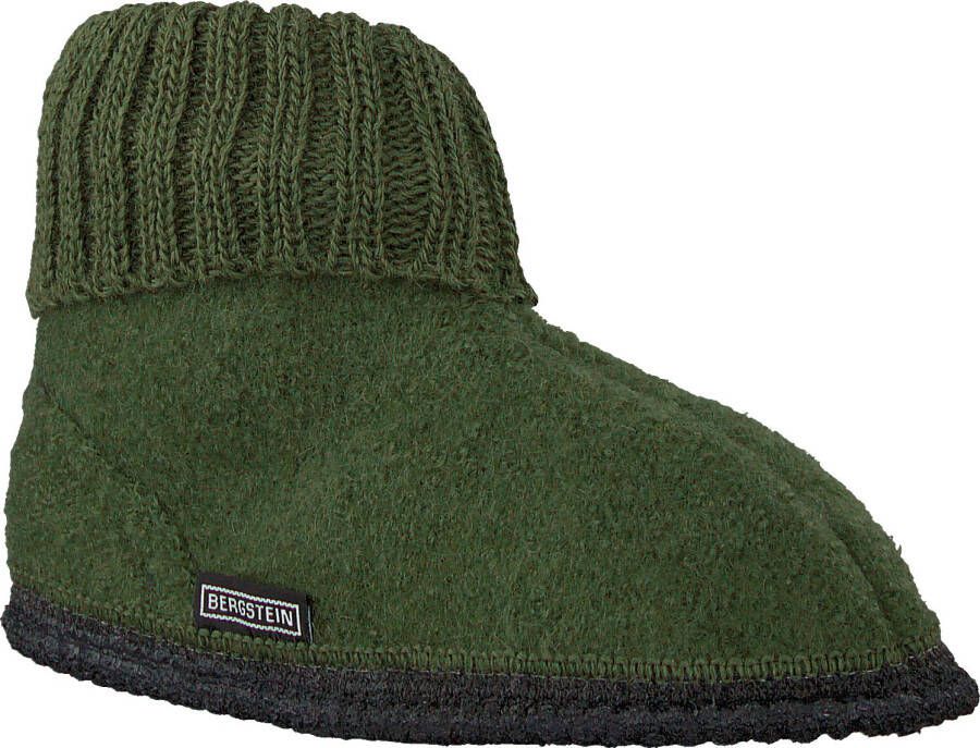 Bergstein Cozy Sloffen Pantoffels voor en kinderen 100% Zuiver sc wol Forest