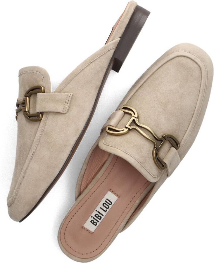 BIBI LOU Loafers Dames 580z30vk Maat: 38 Materiaal: Suède Kleur: Beige