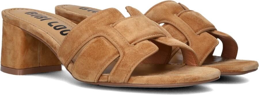 BIBI LOU Muiltjes Dames 761z30vk Maat: 38 Materiaal: Suède Kleur: Camel