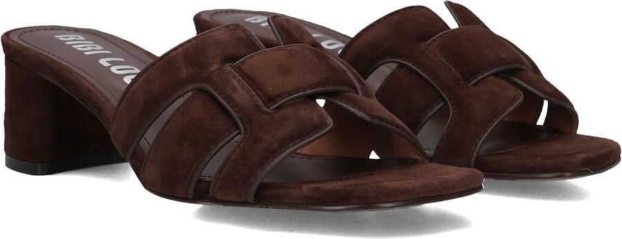 BIBI LOU Muiltjes Dames 761z30vk Maat: 37 Materiaal: Suède Kleur: Bruin