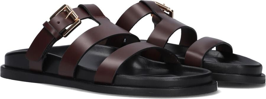 BIBI LOU Slippers Dames 903z08aa Maat: 42 Materiaal: Leer Kleur: Bruin