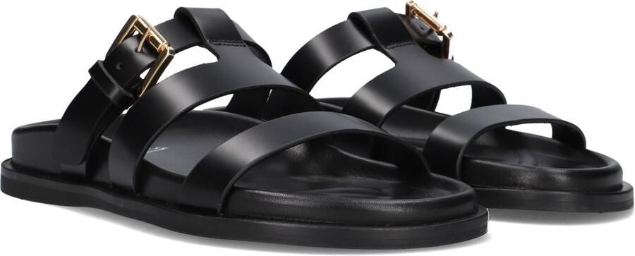 BIBI LOU Slippers Dames 903z08aa Maat: 39 Materiaal: Leer Kleur: Zwart