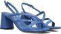 Bibi Lou Blauwe Sandaal met Vierkante Neusbandjes Blue Dames - Thumbnail 1