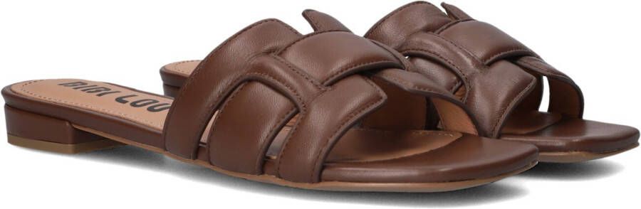 BIBI LOU Slippers Dames 760z10vk Maat: 41 Materiaal: Leer Kleur: Bruin