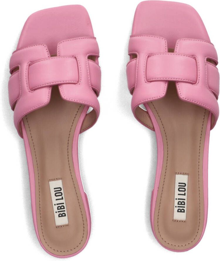 BIBI LOU Slippers Dames 760z10vk Maat: 42 Materiaal: Leer Kleur: Roze