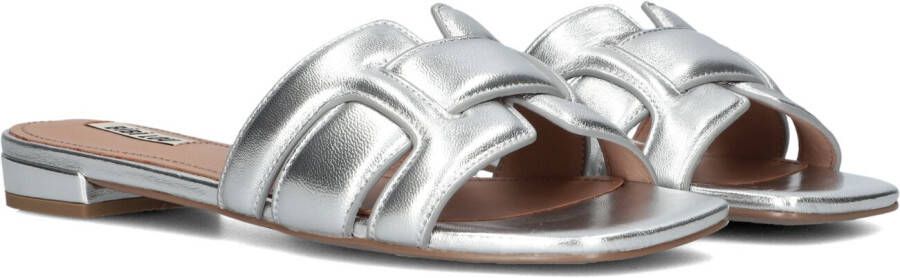 BIBI LOU Slippers Dames 760z10vk Maat: 36 Materiaal: Leer Kleur: Zilver