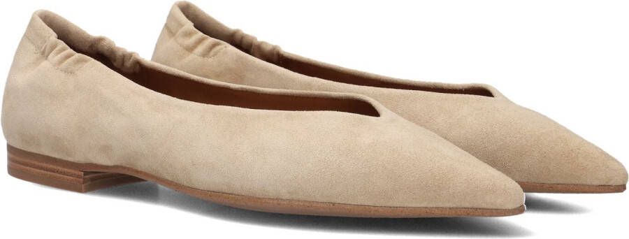 BILLI BI Ballerina Dames A8024 Maat: 36 Materiaal: Suède Kleur: Beige