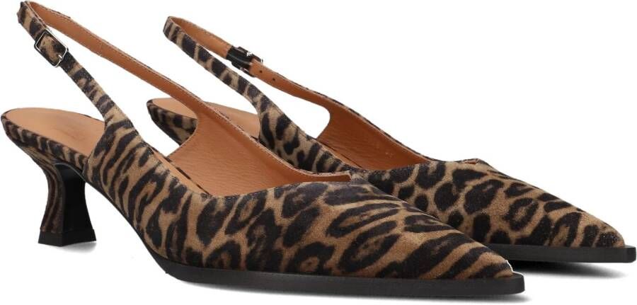 BILLI BI Slingbacks Dames A8089 Maat: 40 Materiaal: Suède Kleur: Bruin