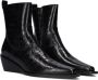 Billi Bi Zwarte enkellaarzen met city-western accenten Black Dames - Thumbnail 1