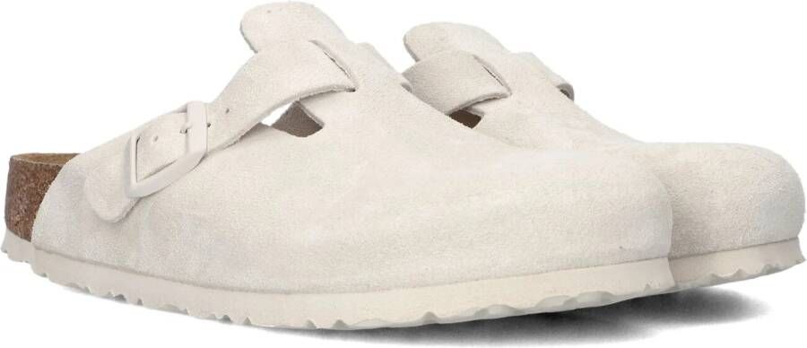 BIRKENSTOCK Instappers Boston Maat: 39 Materiaal: Suède Kleur: Beige