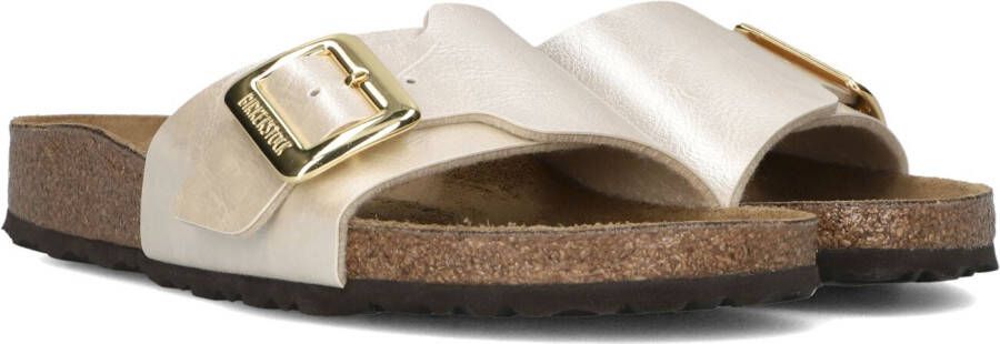 BIRKENSTOCK Slippers Dames Catalina Cushion Buckle Maat: 36 Materiaal: Leatherlook Kleur: Beige