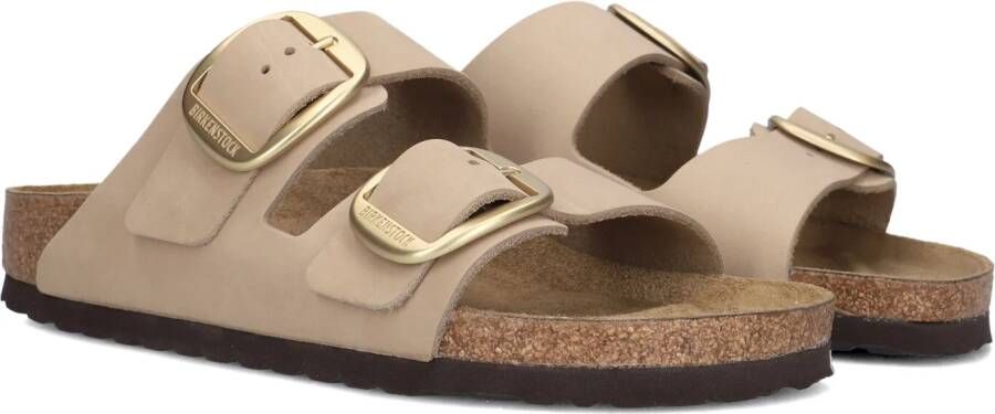 BIRKENSTOCK Slippers Dames Arizona Rivet Maat: 36 Materiaal: Nubuck Kleur: Zand