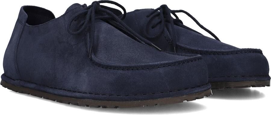 BIRKENSTOCK Veterschoenen Heren Utti Lace M Maat: 45 Materiaal: Suède Kleur: Blauw