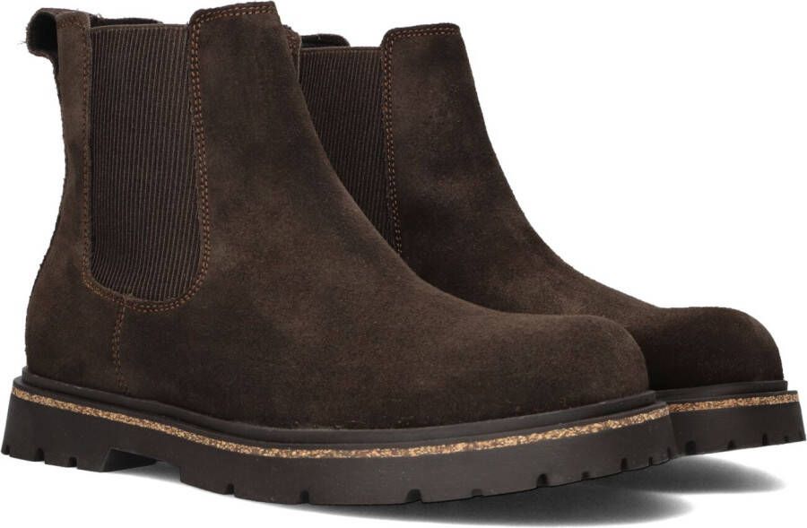 BIRKENSTOCK Chelsea Boots Heren Highwood Slip On Men Maat: 45 Materiaal: Suède Kleur: Bruin