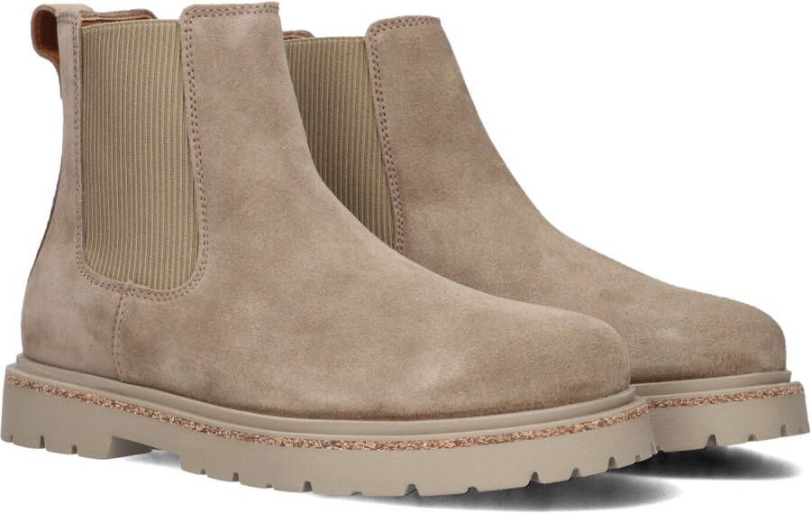 BIRKENSTOCK Chelsea Boots Dames Highwood Slip On Mid W Maat: 39 Materiaal: Suède Kleur: Taupe