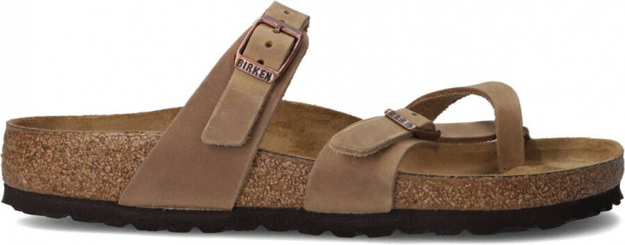 Birkenstock Mayari Dames Slippers Tobacco Brown Regular fit | Bruin | Nubuck