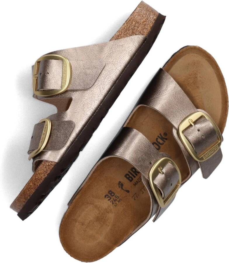 Birkenstock Arizona Dames Slippers Graceful Taupe Narrow fit | Taupe | Imitatieleer