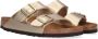 BIRKENSTOCK Slippers Dames Arizona Dames Maat: 39 Materiaal: Leatherlook Kleur: Goud - Thumbnail 1