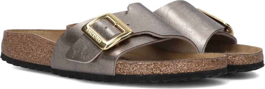 BIRKENSTOCK Slippers Dames Catalina Cushion Buckle Maat: 43 Materiaal: Leatherlook Kleur: Goud