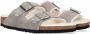 Birkenstock Arizona Shearling Slippers Stone Coin Narrow fit | Grijs | Suède - Thumbnail 13