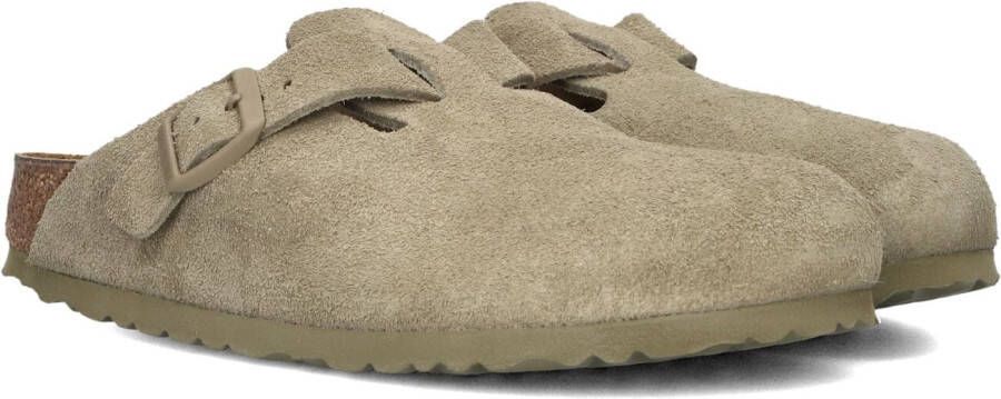 Birkenstock Boston Sandalen & Slides faded khaki maat: 41 beschikbare maaten:41 42 43 44 45 46