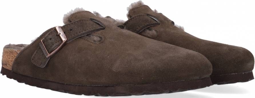 Birkenstock Groene Pantoffels Boston Vl Dames