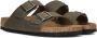 BIRKENSTOCK Slippers Heren Arizona Heren Maat: 46 Materiaal: Leer Kleur: Groen - Thumbnail 1