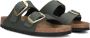 BIRKENSTOCK Slippers Dames Arizona Rivet Maat: 36 Materiaal: Nubuck Kleur: Groen - Thumbnail 1