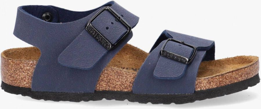 Birkenstock New York Junior Birko-Flor BC Narrow Junior Sandaal Marineblauw