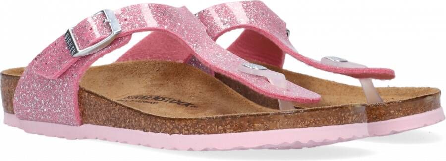 Birkenstock Meisjes Sandalen Gizeh Kids BF Cosmic Sparkle Roze Roze