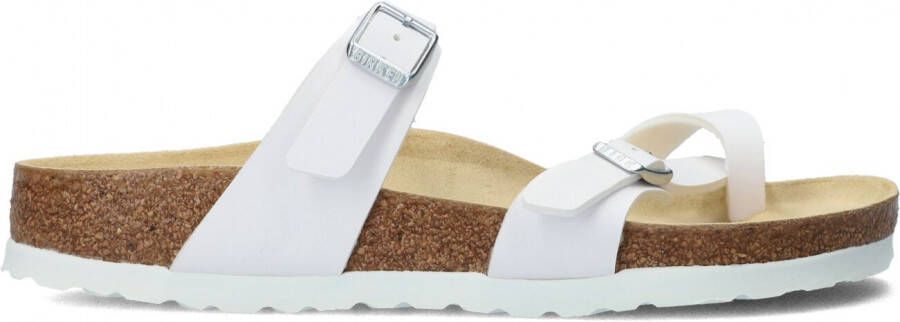 Birkenstock Witte Slippers Mayari