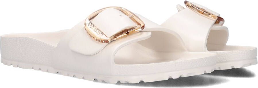 BIRKENSTOCK Slippers Dames Madrid Big Buckle Eva Maat: 40 Materiaal: Rubber Kleur: Wit