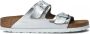 Birkenstock Arizona Slippers Metallic Silver Narrow fit | Zilver | Leer - Thumbnail 13