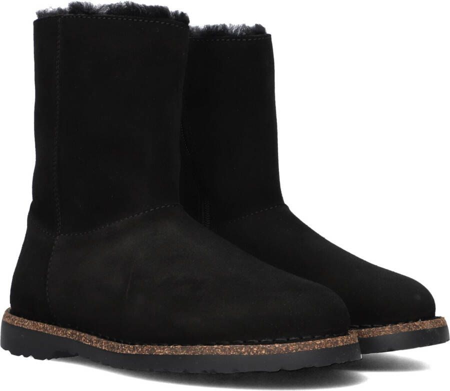 BIRKENSTOCK Vachtlaarzen Dames Uppsala Zip Shearling Maat: 36 Materiaal: Suède Kleur: Zwart