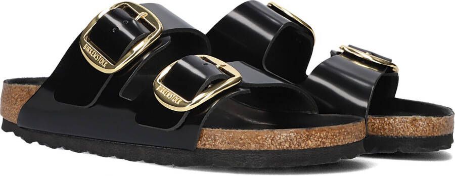 BIRKENSTOCK Slippers Dames Arizona Big Buckle Maat: 37 Materiaal: Nubuck Kleur: Zwart