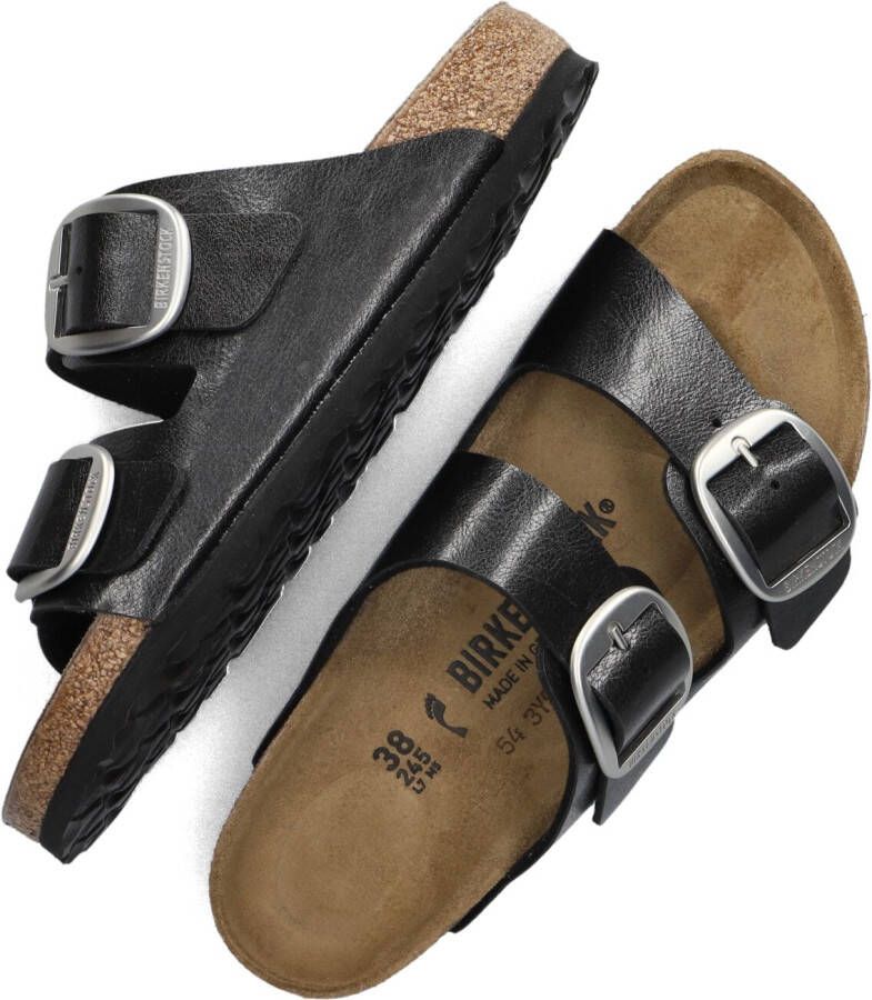 BIRKENSTOCK Slippers Dames Arizona Dames Maat: 43 Materiaal: Leer Kleur: Zwart