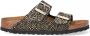 Birkenstock Dames Sandalen Arizona MF Shiny Python Black(narrow) Goud - Thumbnail 1